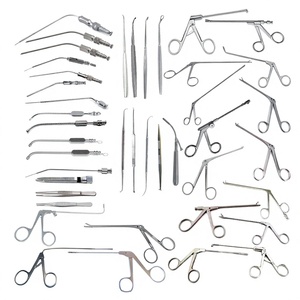 Nouveautés Instruments d'examen ORL Ensemble de 51 pièces en acier inoxydable Kit d'instruments de chirurgie ORL de base fabriqué par papa D Pro CE - Product Image 1