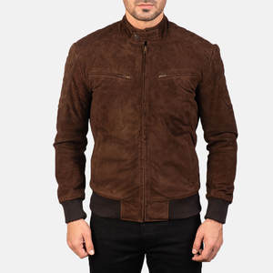 Nouveau style de haut uni de couleur unie veste en daim pour hommes tenue de mode vêtements d'hiver matériel chaud veste en daim pour hommes - Product Image 4