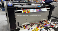Cortadora de Papel Automática Multifunción MEFU CF-A20 Pro, Cuchilla Deslizante, Recortadora XY, Máquina de Corte de Papel Tapiz Profesional con Pantalla PLC