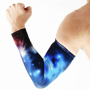 Manchon de bras personnalisé imprimé, confortable, doux, protection solaire UV, compression rafraîchissante, pour la course à pied, le cyclisme, le basketball, les activités de plein air - Product Image 1