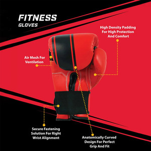 ถุงมือชกมวยหนังแท้สำหรับ100% ถุงมือฝึกมืออาชีพขนาดใหญ่8ออนซ์12ออนซ์16ออนซ์ดีไซน์ตามสั่ง - Product Image 6