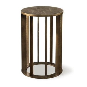 Mesa auxiliar de decoración Bohemia moderna, hierro pintado a mano con patrones étnicos para un estilo interior artístico - Product Image 2