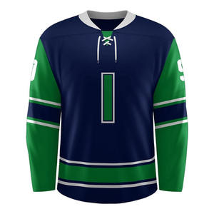 Maillot de hockey sur glace de haute qualité avec étiquette personnalisée à la mode, bonne vente, vêtements de hockey sur glace exigés par le client à prix compétitif - Product Image 1