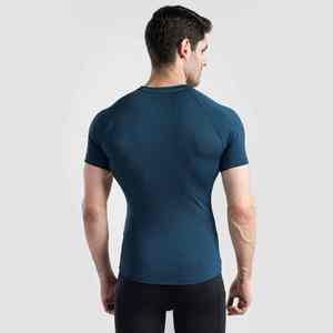 เสื้อกีฬาฤดูร้อนแบบใหม่ พิมพ์ลายไร้รอยต่อ ระบายอากาศ แห้งเร็ว สำหรับผู้ชาย ใช้ได้ทั้งกลางแจ้งและในร่ม - Product Image 4