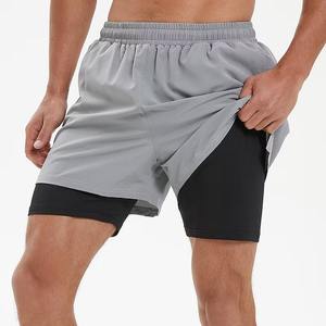 2025กางเกงขาสั้นสำหรับผู้ชายกางเกงขาสั้นระบายเหงื่อออกกำลังกายในยิมแบบออกแบบได้เองสำหรับฤดูร้อน - Product Image 1