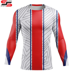 Rash Guard de manga larga de la mejor calidad para hombres Rash Guard transpirable Rash Guard elegante a la venta - Product Image 5