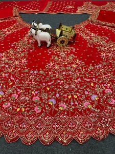 Lehenga Choli pour femmes, tenue traditionnelle pour les festivals, les fêtes, Diwali, été, hiver, style vintage, bleu, style indien ethnique classique - Product Image 2