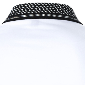 2025 nouveauté hommes pour polos coton de haute qualité tricoté couleurs unies sur mesure avec impression de Logo - Product Image 5