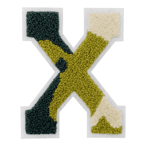 Embroidery Patch Personalize logo Hoodie Heat Press <b>Iron</b>-<b>on</b> Cloth Badge logo <b>Letter</b> Custom Chenille Patches Motivation for Hats - Product Image 1