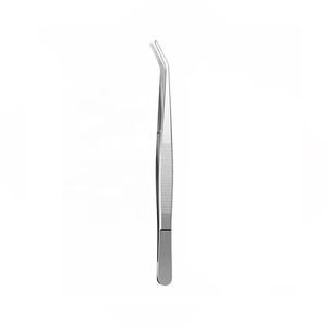 Pince à épiler chirurgicale manuelle en acier inoxydable avec pointes inclinées Pince médicale de classe I certifiée CE - Product Image 3