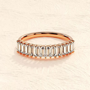 แหวนเพชรโมอิสอัญมณีสีทอง14K แบบออกแบบได้ตามต้องการสำหรับผู้ผลิตเครื่องประดับเพชรพร้อมชุบทอง - Product Image 1