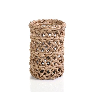 Custom Candle Holder For Wedding Decoration Seagrass Candle Holders <b>Lanterns</b> and Candle Jars OEM in Vietnam Manufacturer - Product Image 1