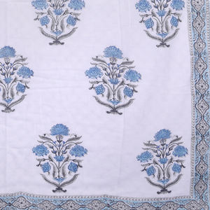 Tendance 100% coton canard aux couleurs vives traditionnel Aari brodé à la main 'Color Kingdom' Aari travail jeter couvre-lit/TableCell - Product Image 4