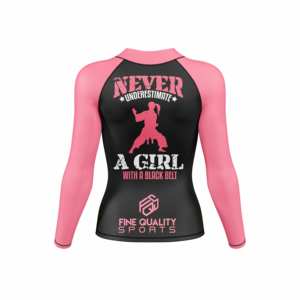 Camiseta de Compresión BJJ Rash Guard de Manga Larga con Estampado Sublimado Completo para Mujer, Nogi, Preforming - Product Image 3