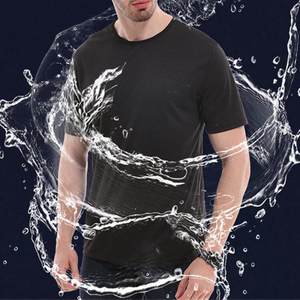 T-shirt à manches courtes unisexe en polyester 100% DryFit imprimé sur mesure de haute qualité à séchage rapide pour hommes et femmes Gym Sport Entraînement - Product Image 2
