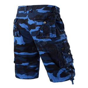 Pantalones Cortos Cargo de Uso Diario con Ajuste Suave y Cómodo y Tela Resistente, Pantalones Cortos Cargo con Estilo Casual - Product Image 3