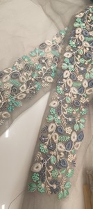 ผ้าลูกไม้ตาข่ายคอตตอนสำหรับเสื้อชั้นในและชุดบอดี้สูท - Product Image 4