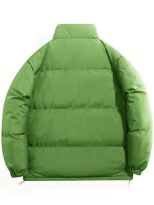 Veste matelassée pour hommes, nouveau design, blouson aviateur matelassé à la mode, bulle imperméable à double boutonnage à capuche blanche, vente en gros sur mesure - Product Image 4