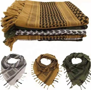 2025 Unisex Shemagh bufanda a cuadros borla desierto árabe Keffiyeh ligero 100% algodón Head Wrap hombres mujeres chal de alta calidad - Product Image 2