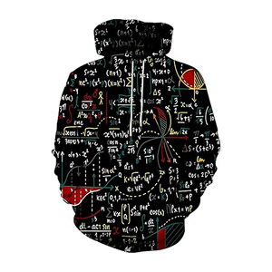 100% coton Polyester pull pas cher Sublimation impression à capuche vêtements décontractés hiver pull avant poche porter impression personnalisée - Product Image 4