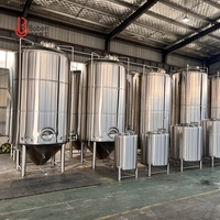 Fermenteur de qualité vinicole et brassicole de 12 500 L - Réservoir de production de boissons alcoolisées en gros lots avec gestion de la température