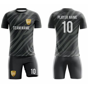 Maillot de football unisexe de haute qualité, uniformes et tenues de football, impression numérique, respirant, léger, manches courtes, vêtements de football - Product Image 3