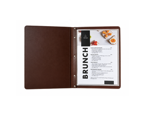 Cubiertas de Menú de Cuero Personalizadas al por Mayor para Restaurantes, Hoteles y Bares, Logotipo Grabado Personalizado - Product Image 1