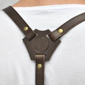 Delantal de Trabajo de Cuero Unisex Personalizable de Alta Calidad para Trabajos de Metalurgia y Fabricación, Resistente al Fuego, con Correas Ajustables con Hebilla - Product Image 6