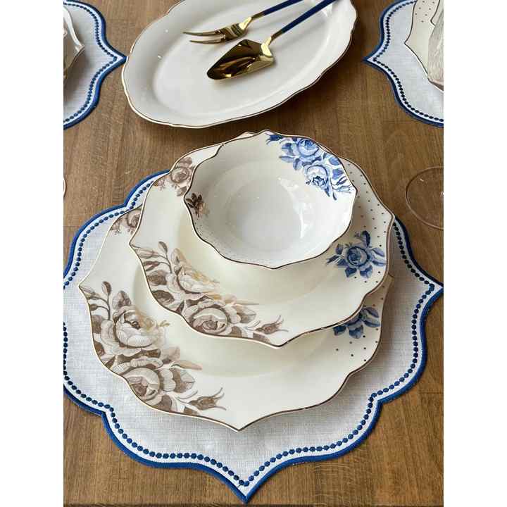 Dinner Set Bianca 44 Pieces for 6 Persons