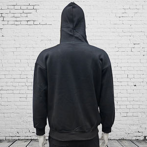 Sweat à capuche surdimensionné pour homme en coton lourd avec logo personnalisé, sweat à capuche à épaules tombantes pour homme, haute qualité - Product Image 2