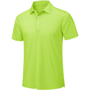 Chemises polo à manches courtes de haute qualité 180 g/m² 100 % polyester à séchage rapide, unies, vierges, logo personnalisé imprimé, chemises polo pour hommes personnalisées - Product Image 1