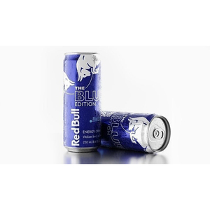 Boisson énergisante Red Bull Blue Edition pour les étudiants joueurs travailleurs saveur de myrtille focus energy boost - Product Image 3