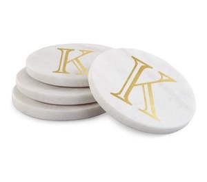 Sous-verres en pierre naturelle de forme carrée de style nordique moderne de 10 cm Sous-verres en marbre de la meilleure qualité pour boissons café thé Sous-verres - Product Image 5