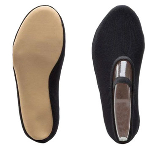 Precio al por mayor de lona suave plana mujeres niñas niños zapatos de baile de Ballet zapatos de baile de gimnasia de cuero para niñas niños gimnasia - Product Image 4