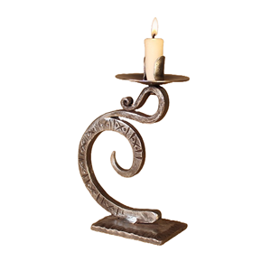 Soporte de luz de vela hecho a mano de Metal de diseño extranjero para decoración de eventos en el hogar forma personalizada tamaño Regular HECHO DE Metal puro - Product Image 1