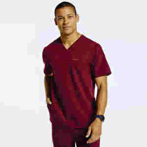 Uniformes médicaux unisexe à manches courtes pour femmes et hommes en coton unisexe personnalisé - Product Image 4