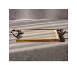 Premium Quality Rectangular Shape Food Serving <b>Tray</b> Customized Size Dessert <b>Snacks</b> <b>Tray</b> With Exclusive Quality - Product Image 6