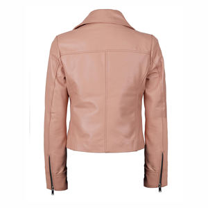 Vêtements populaires de style tendance Veste en cuir respirante pour femmes Meilleures ventes Vestes en cuir pour femmes à bas prix - Product Image 6