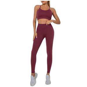 Mallas deportivas con estampado digital personalizado para mujer, ropa de Yoga de alta elasticidad con mangas cortas y pantalones cortos con logotipo en la cintura - Product Image 4