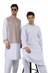 低MQM男士成衣SHAWAR KAMEEZ /KURTA/中庸穿连衣裙旁遮普帕塔尼MEBS穿连衣裙热卖连衣裙