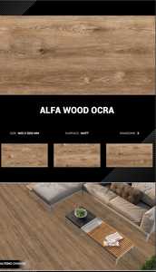 600x1200มม. ห้องนั่งเล่นที่ทันสมัยกระเบื้องปูพื้นพอร์ซเลนพื้นผิวมันวาว60x60ความหนา8/10มม. - Product Image 2