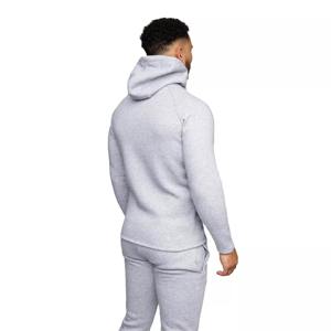 Ropa deportiva de alta calidad Gym Fitness Fleece logotipo personalizado transpirable Zip Up impreso chándal para hombres - Product Image 6