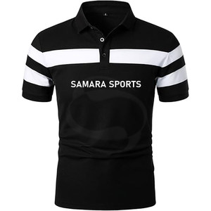 High Quality Factory Wholesale Custom Tee shirt Cotton Polo T-shirt with Logo <b>Classic</b> Men's Polo Shirts - Product Image 1
