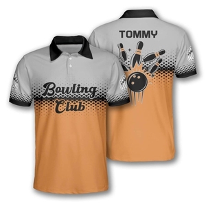 Camisetas de bolos de alto rendimiento para jugadores de liga y torneos con ajuste cómodo por sublimación y marca del equipo - Product Image 3