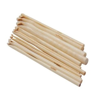 Agujas de Ganchillo de Madera Maciza Latifi Silk Exports, Agujas de Tejer Hechas a Mano, Bordado, Costura, Diferentes Tamaños, Tejidas - Product Image 4