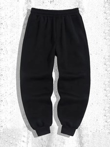 2025 pantalones casuales de cintura alta para hombres para Primavera de moda con letras impresas al aire libre estilo frente plano - Product Image 2