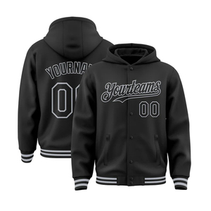 Veste d'université Graffiti en laine à la mode pour hommes High Street Style avec col rabattu et patch brodé - Product Image 3