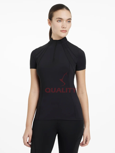 Chemise d'équitation pour femmes Chemise de couche de base respirante légère à séchage rapide évacuation de l'humidité Chemise de couche de base pour vêtements équestres - Product Image 4