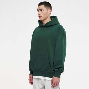 2024 nouveau Style Logo personnalisé 100% coton Boxy blanc surdimensionné sweats à capuche hiver Streetwear fabricant en gros porter pour hommes ODM - Product Image 5