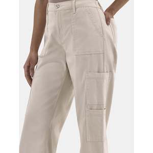 Pantalon Jean Femme Casual Pantalones holgados de gran tamaño para damas Bottom Windbreak Loose Straight Wide Leg Cargo Pantalones Mujer - Product Image 3